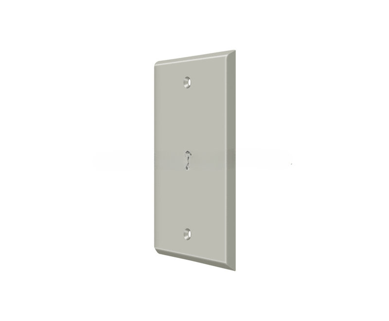 ED8ECA5CE3924D1AB5D7BDED0EEA794D Plaque d'interrupteur, plaque de recouvrement des câbles en chrome brossé, Chrome brossé