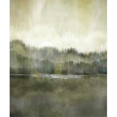 Deep Forest Reflection Painting by Sofia Fox