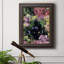 Floral on Black IV - Impression sur toile encadrée-32761605