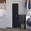 Armoire 1 porte avec 3 porte-balais