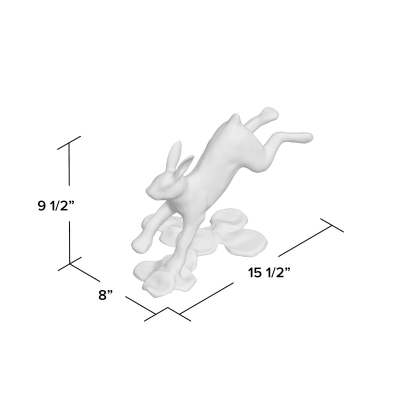 Running Rabbit Garden Statue