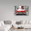 Cosey «Old Ford Red Car», reproduction de photo sur toile tendue-25673801