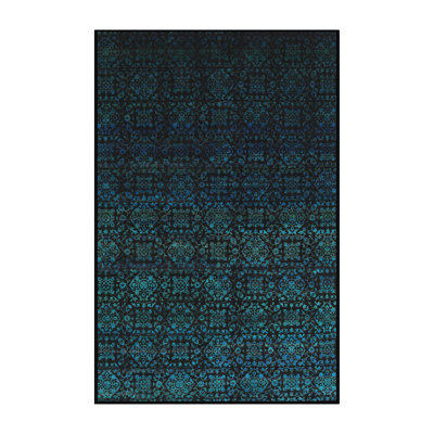Tapis gris / noir