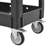 Heavy-Duty Two-Tier Rolling Service Cart with Locking Casters