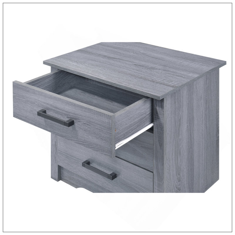 Table de chevet Sandle, Gris