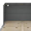 Armoire lit escamotable Murphy avec station de charge et tiroir de rangement, cadre de lit plateforme pliable en bois-715132072-733984953
