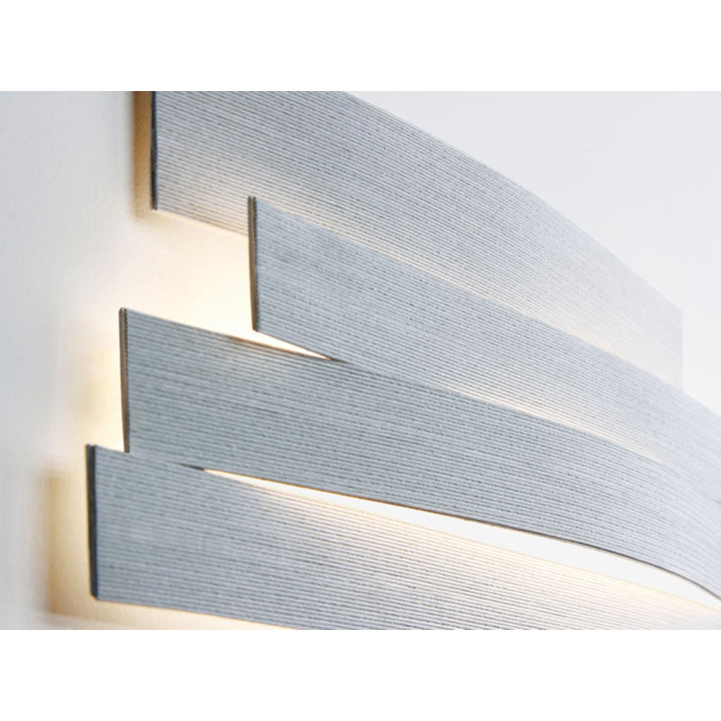 Li 1 - Light LED Flush Mounted Sconce, 6.3" H x 40.7" W x 2.6" D, White
