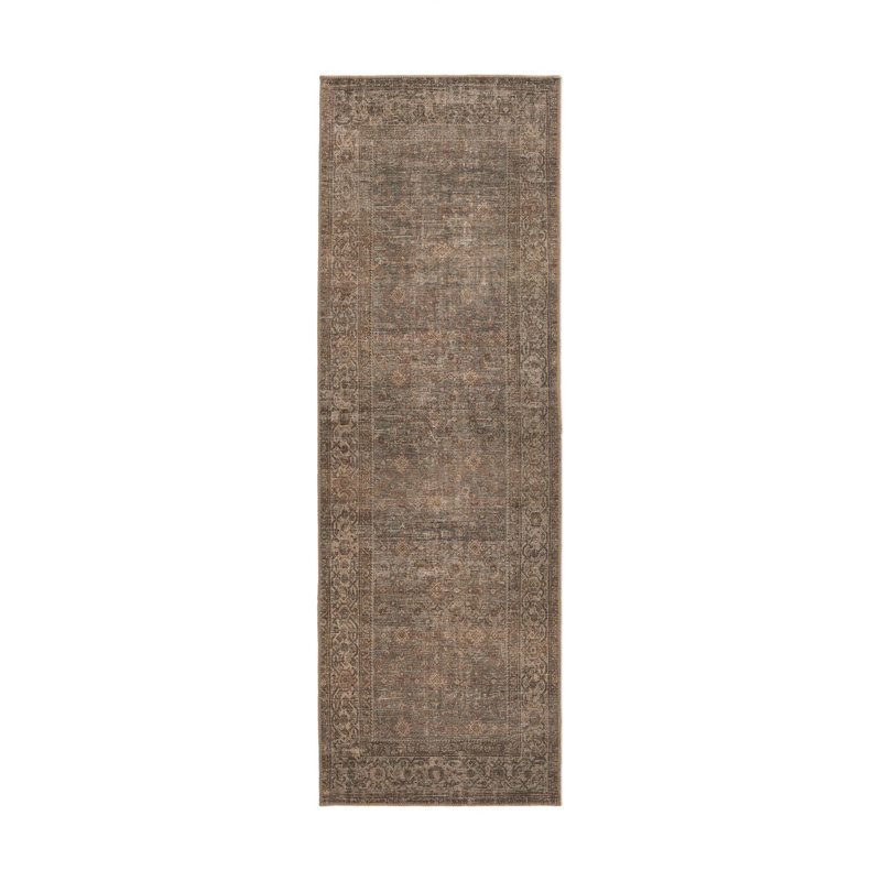 Attilio Rug-Attilio Bark-10'x14', Runner 2'6" x 7'6"