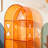 Orange Arc Acrylic Bookcase-1986802561