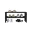 Howard Bedroom Shoe Rack With Stackable Design And Two Spacious Shelves For Maximum Storage Efficiency