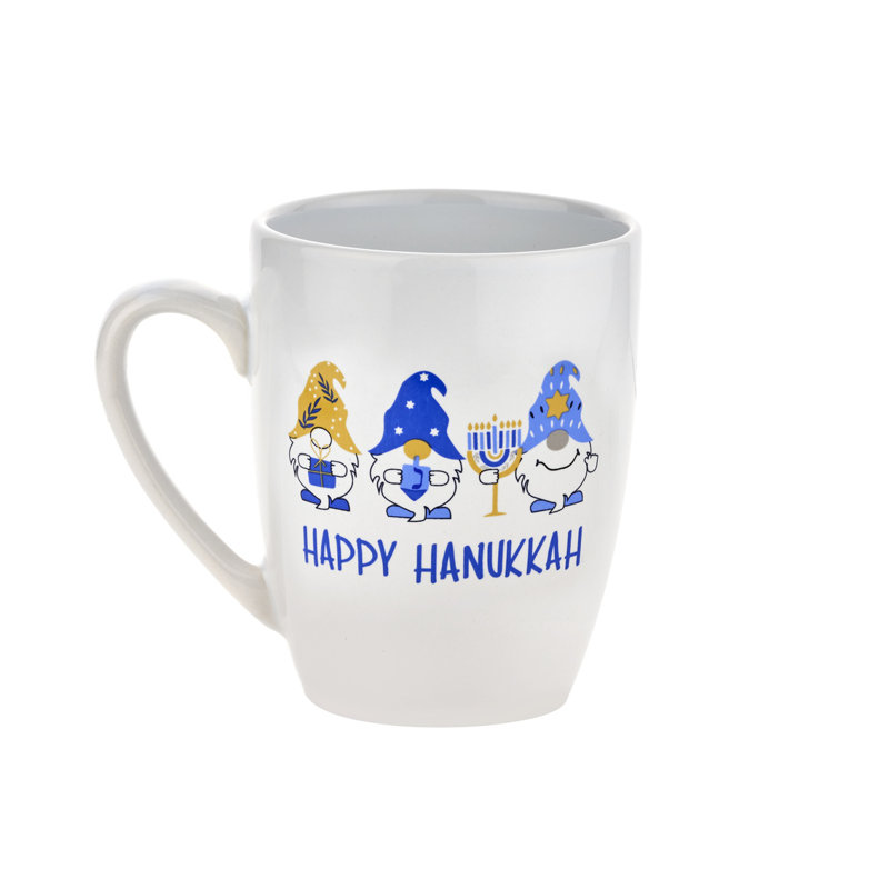 Gnome Hanukkah Mug 16 oz