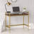 Glass Top Metal Base Writing Desk-94553997