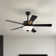 52-in 5-blade Reversible Ceiling Fan With Led Light And Remote Control