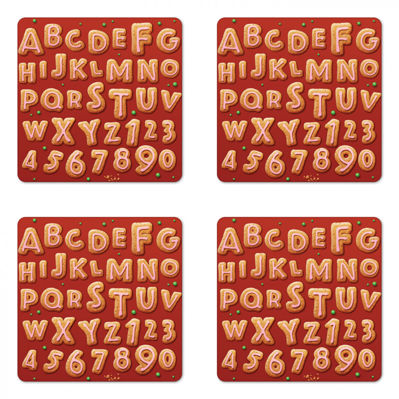 Square 4 Piece Coaster Set