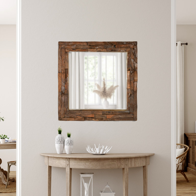 Miroir teck