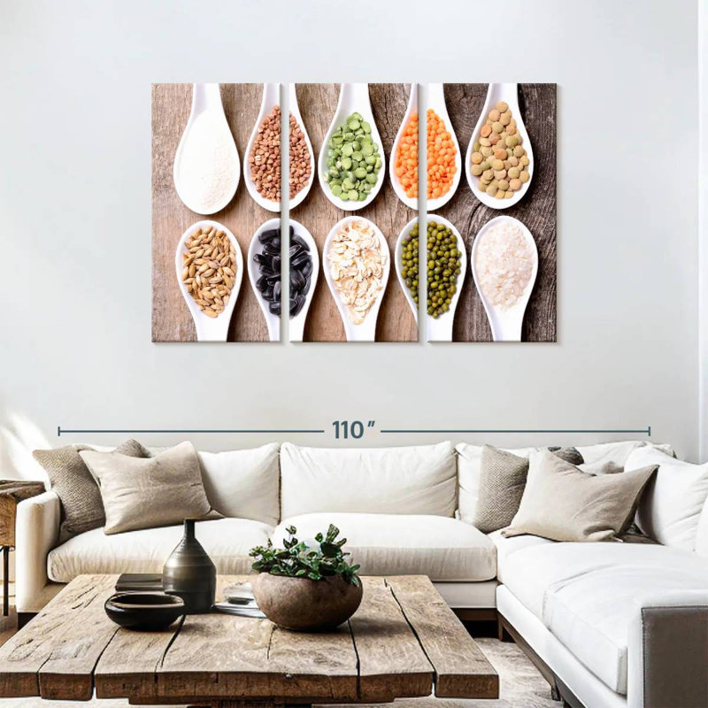 Yarlin Grains, 48" H x 74" W