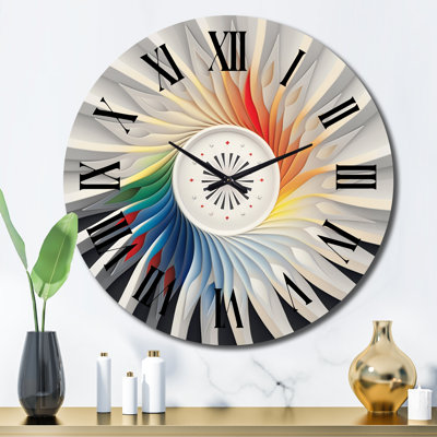 Horloge murale visionnaire