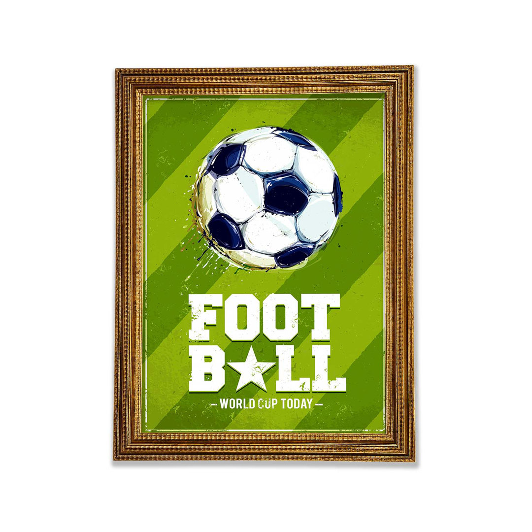 Football Madness Gerahmter Druck Wandkunst