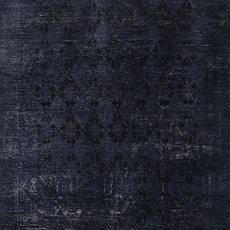 Geometric Indoor Rug, Square 4'