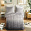 Ensembles de literie Shaggy Ombre, luxueuse fourrure de polyester, conception moderne pour le confort