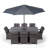 Karas 8 Seater Dining Set with Cushions and Parasol-39926018