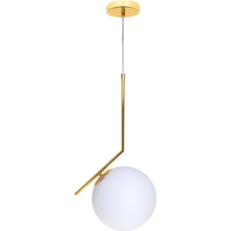 Eicher 1 - Light Gold Single Pendant, 120cm H x 32cm W x 32cm D