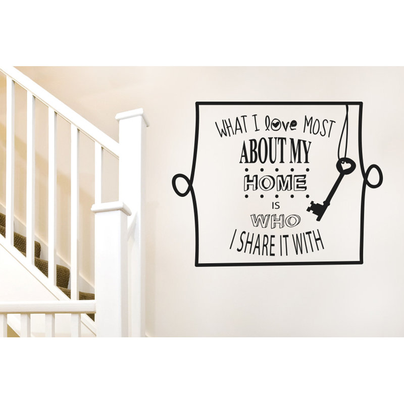 Wall Decal, Black, Large