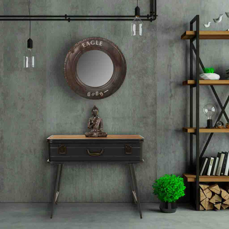 Freudenburg 80cm Solid Wood Top Console Table