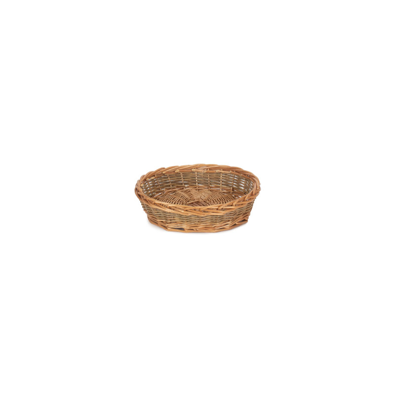 Felstead Wicker Tray Storage Basket, 9cm H x 30cm W x 30cm D