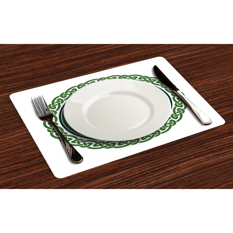 Polyester Abstract Rectangle Placemat