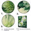 «Green Green White Chrysanthemums Melody II», reproduction sur toile-879790770-879790779