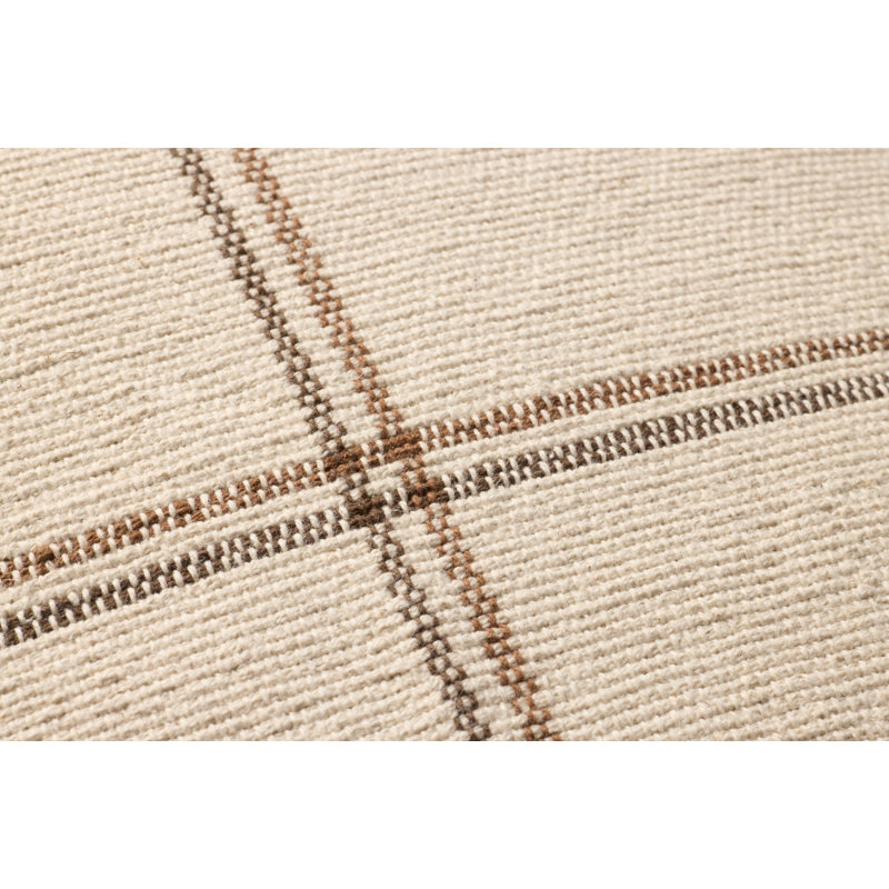 Coussin décoratif Amber Lewis x Loloi Lainey, Naturel / brun, Mélange de duvet
