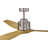 60" Modern Wood Ceiling Fan with Remote Control, Energy Efficient DC Ceiling Fan, Quiet High Airflow Teak Wood Blades-907626195