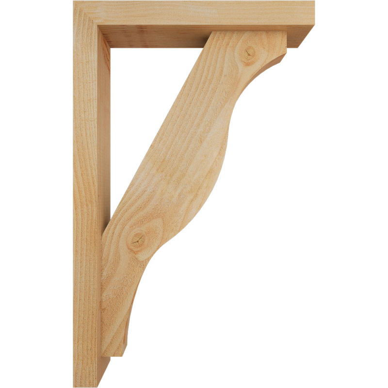 Support Funston Block avec support décalé, 32 x 20, Sapin Douglas de l 4 po (scié brut)