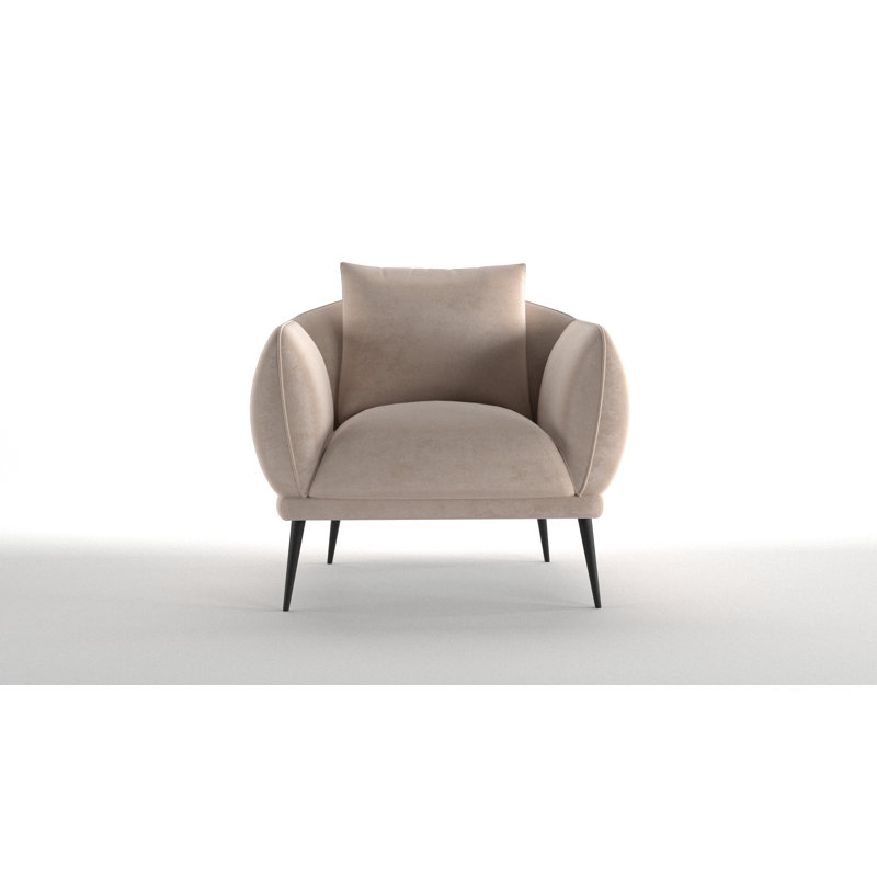 Fix Upholstered Armchair, Soft Taupe