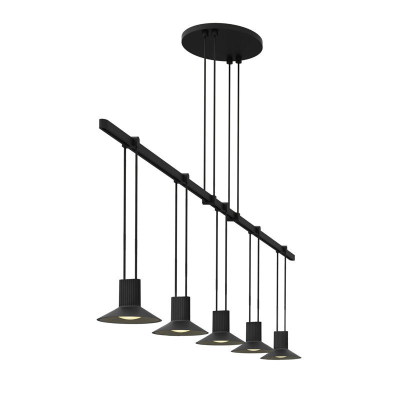 Suspenders 5 - Light LED Kitchen Island Pendant