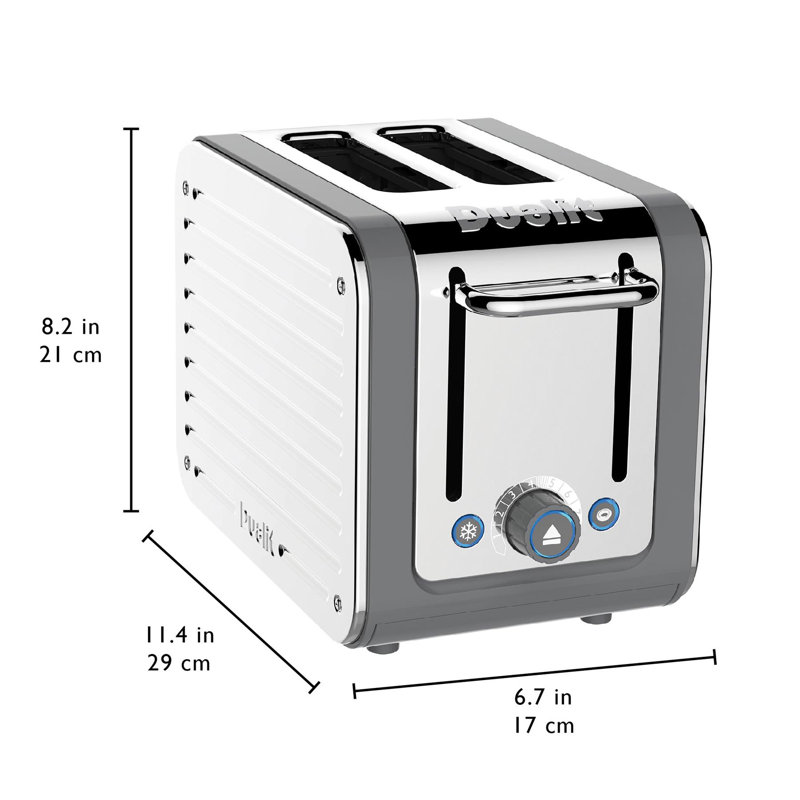 Dualit 2 Slot Architect Toaster, Grey