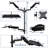 Workstation Height Adjustable 2 Screen Wall Mount