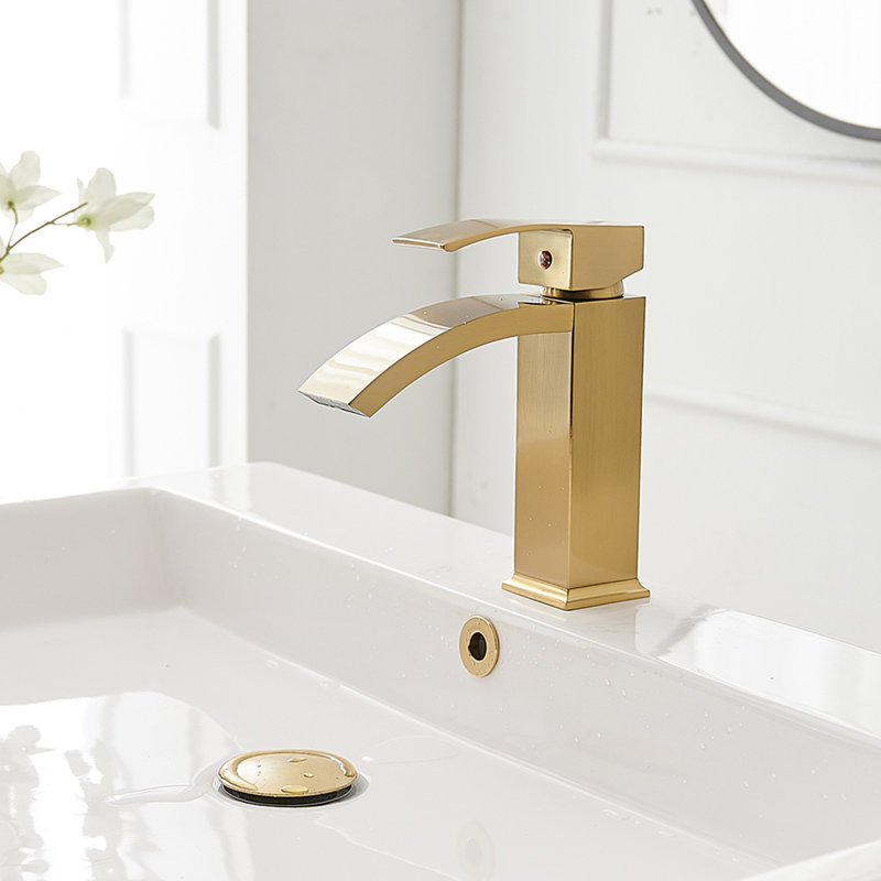 Robinet pour salle de bain à poignée simple Waterfall