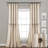 Cotton Blend Semi Sheer Curtain Single Panel-1606645228