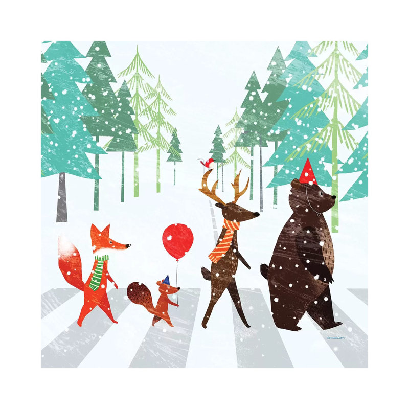 Abbey Road by Big Nose Work - Wrapped Canvas Print, 30.48 cm H x 30.48 cm W