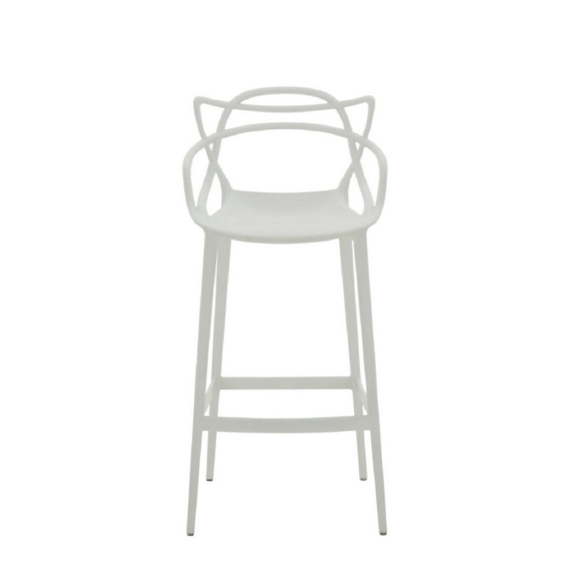 Sargas Counter Stool, White