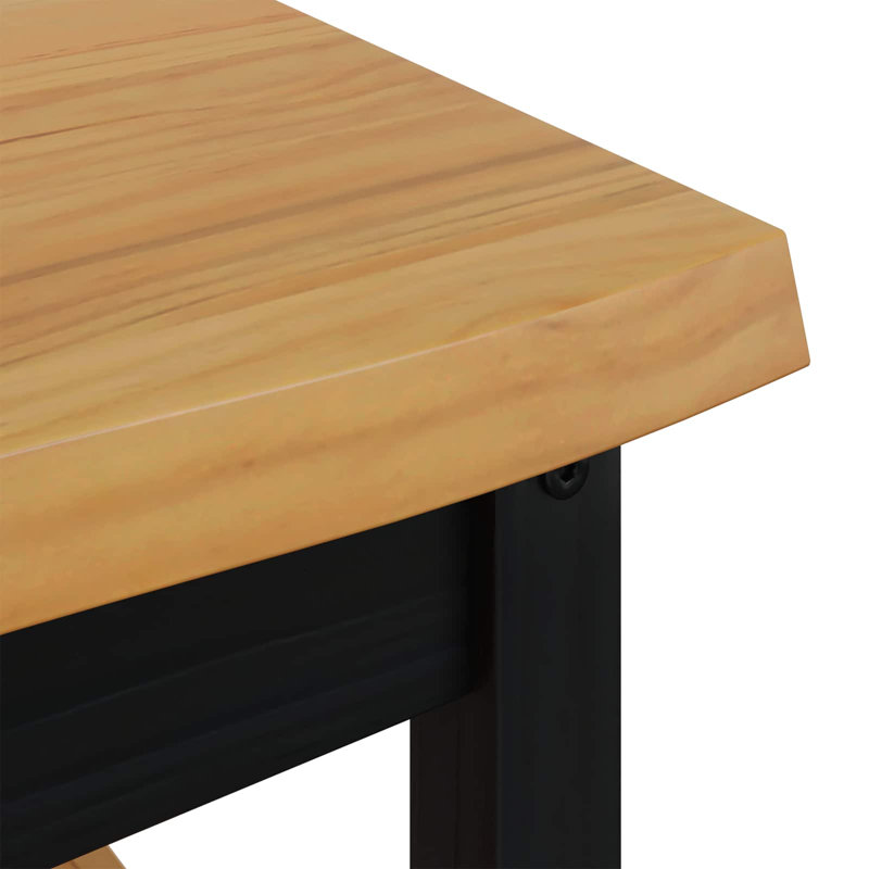 Coffee Table, Black/Natural