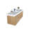 Mitul 58.75'' Single Bathroom Vanity with Acrylic Top-357457693