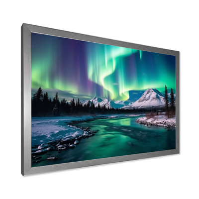 " Northern Lights In Stunning Arctic Mountains I "