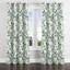 Rideaux abstraits pour chambre à coucher - Rideau moderne à œillets brise sauge - 1 panneau-959446428-959446431