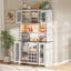 Armoire de rangement 70,9 "avec prises à DEL-1568002039