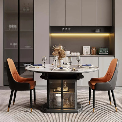 Table de salle à manger extensible moderne pour 4 personnes