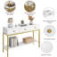 Console avec 3 tiroirs, table de vestibule, table de canapé étroite pour le couloir, salon, vestibule, bureau, couloir-20308401