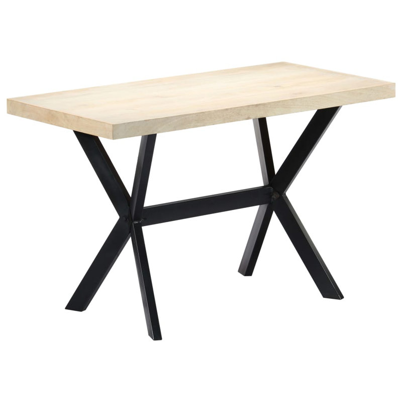 Candleick Mango Rectangular Wood Top Dining Table